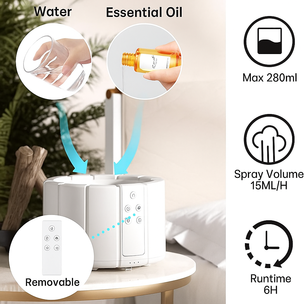 The CozyMist | Campfire Aromatherapy Machine